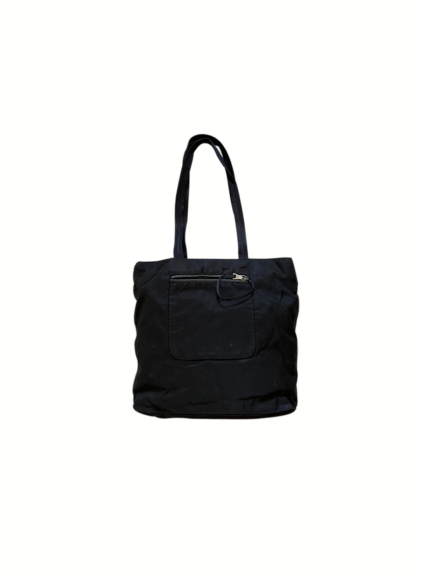Prada 2000s Black Canvas Tote