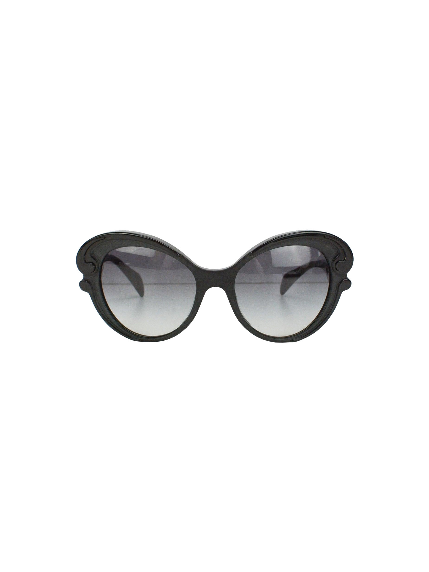 Prada 2010s Baroque Cat Eye Sunglasses