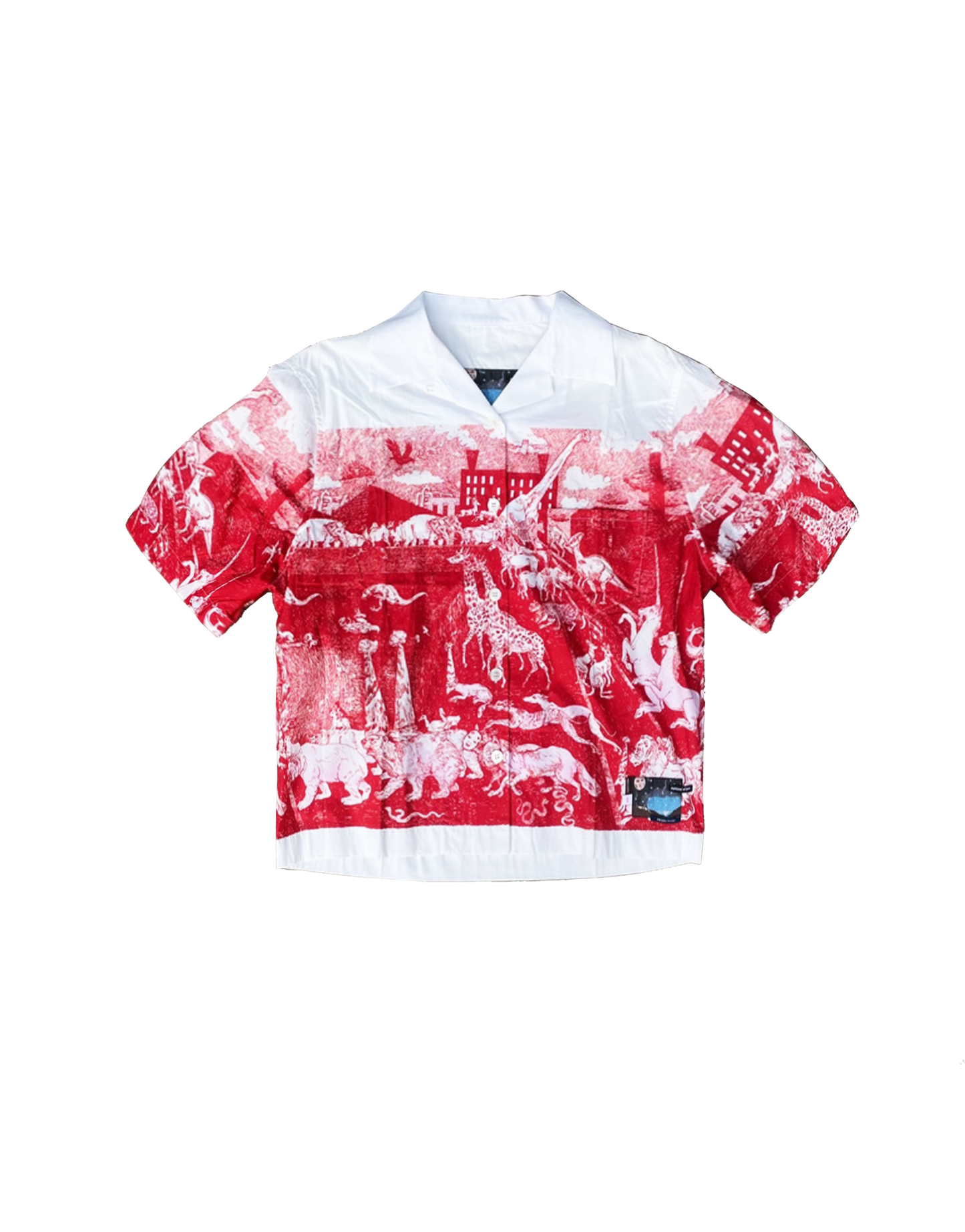 Prada AW 2016 Red Christophe Chemin Shirt