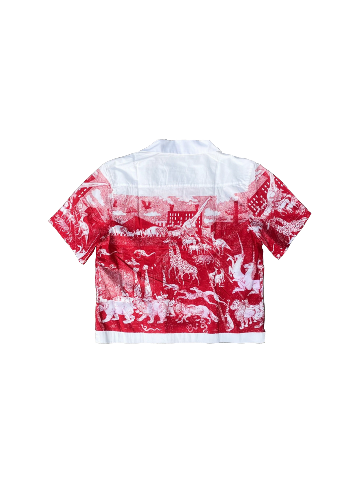 Prada AW 2016 Red Christophe Chemin Shirt