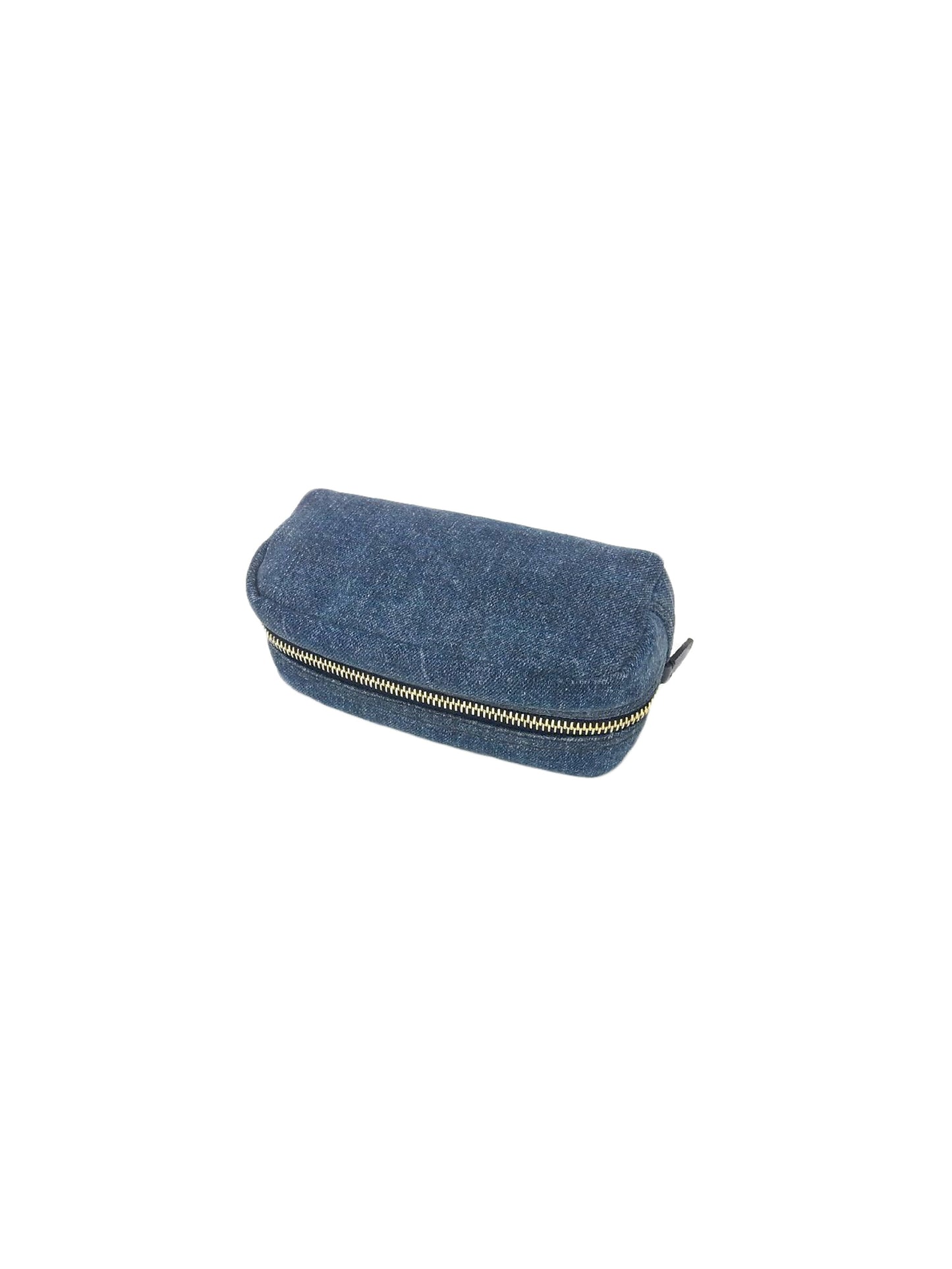 Prada 2000s Denim Makeup Bag