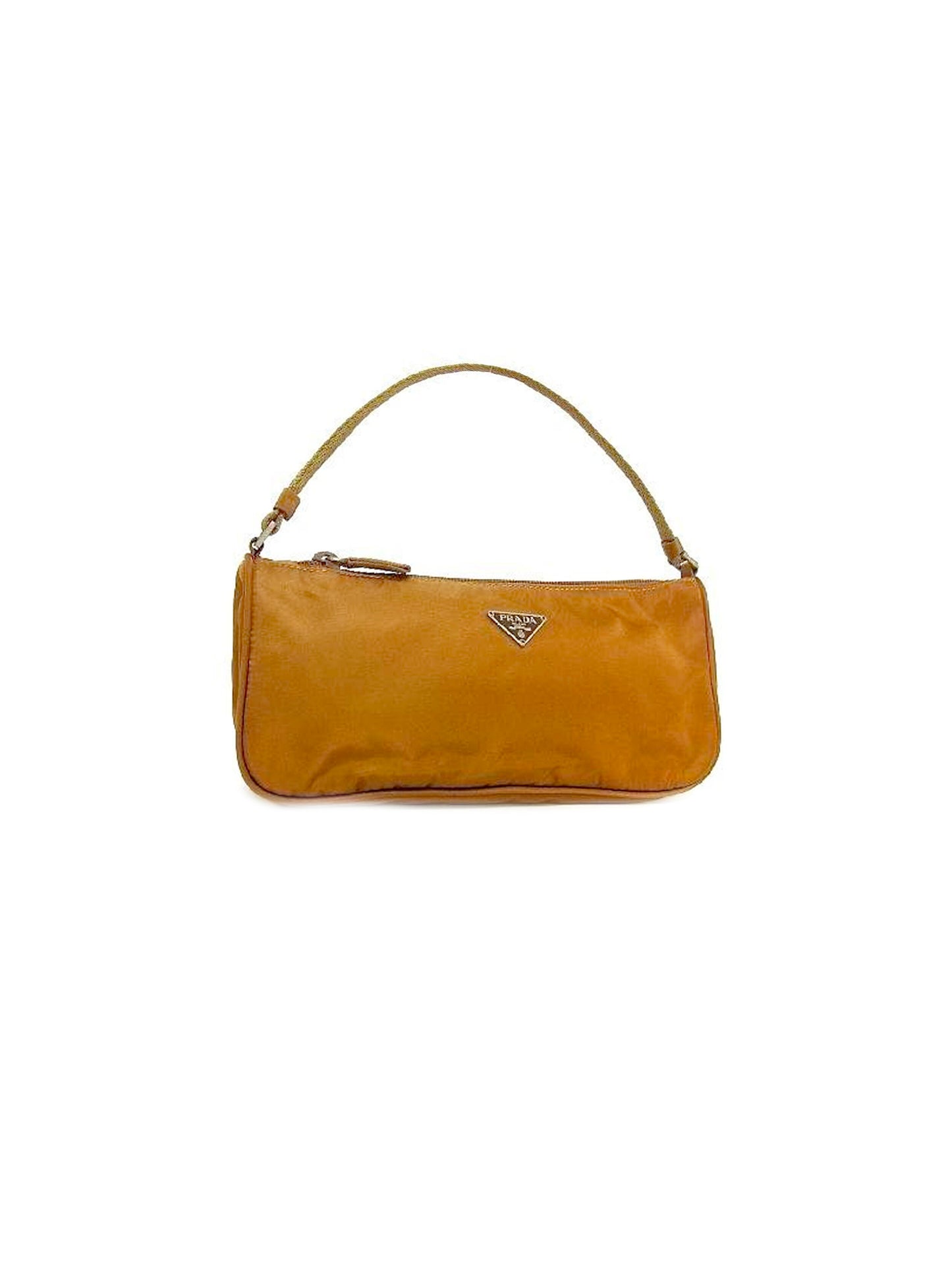 Prada 2000s Gold Tessuto Mini Nylon Bag