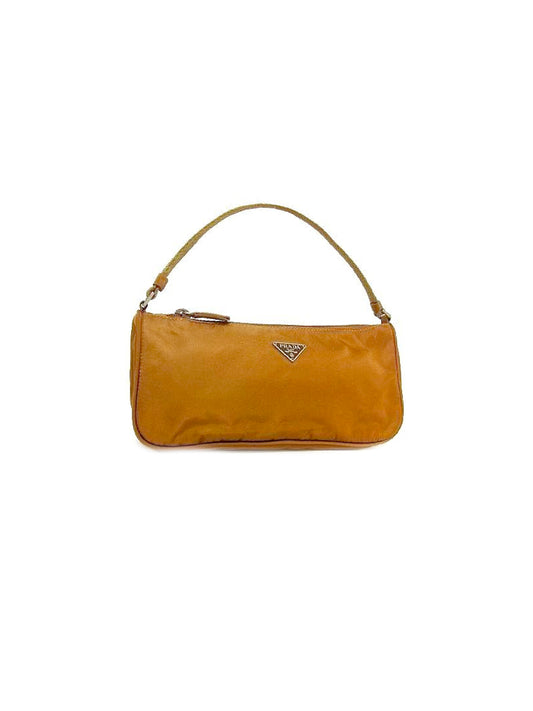 Prada 2000s Gold Tessuto Mini Nylon Bag