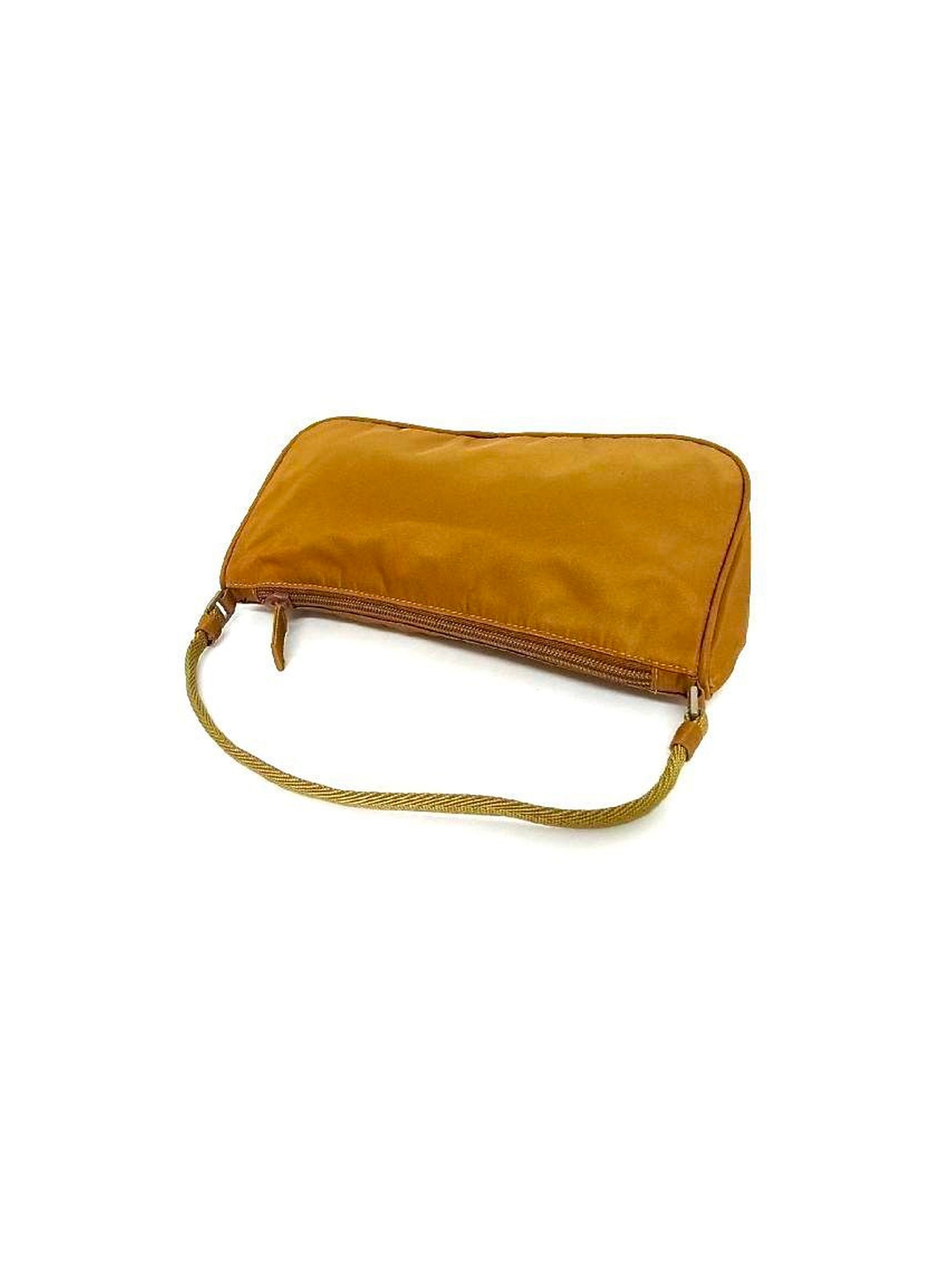 Prada 2000s Gold Tessuto Mini Nylon Bag