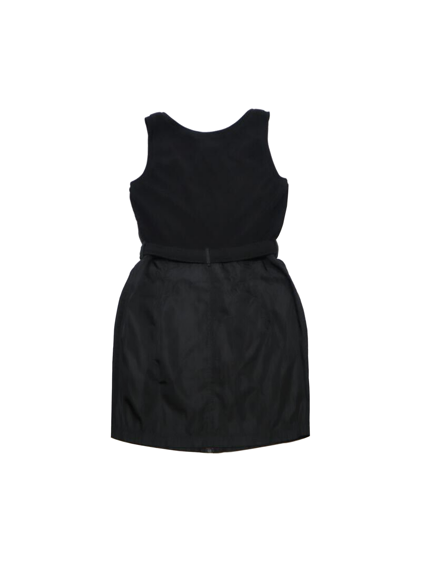 Prada 2000s Nylon Belt Buckle Dress