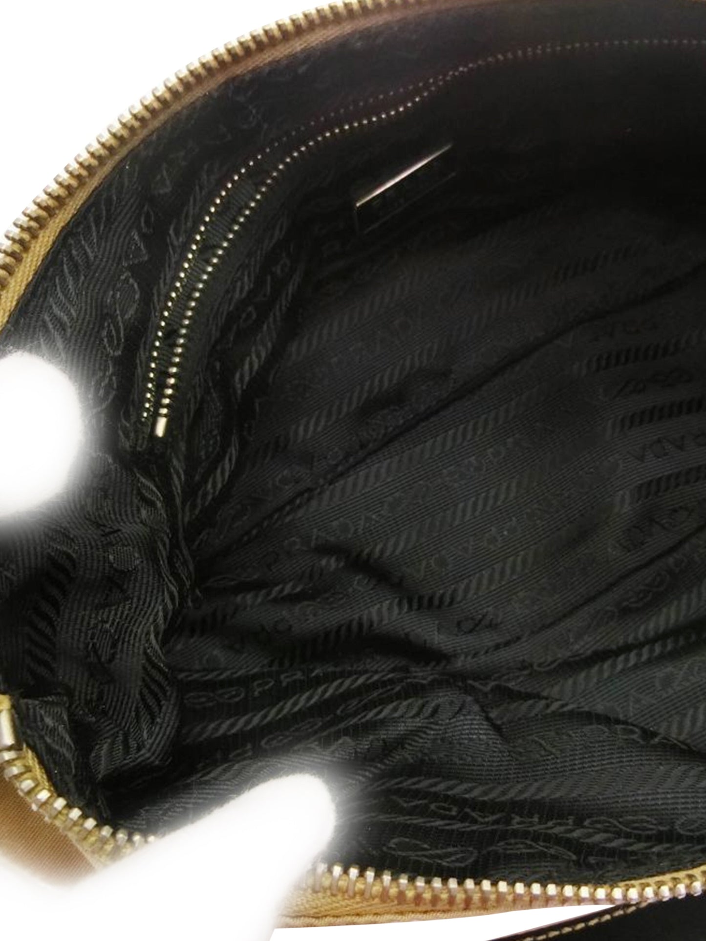 Prada 2000s Yellow Nylon Handbag