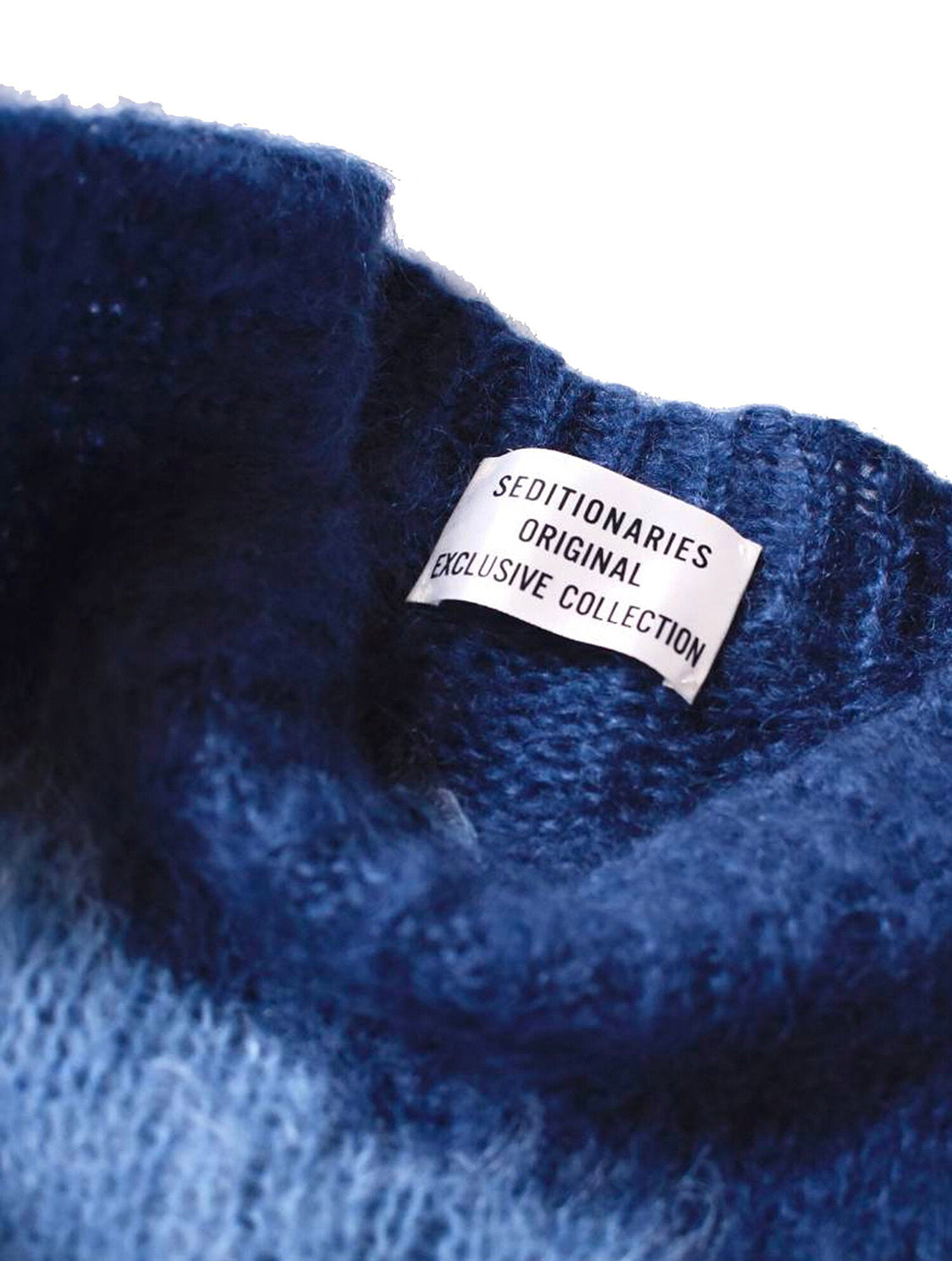 Seditionaries Rare Blue and Red Mohair Sweater