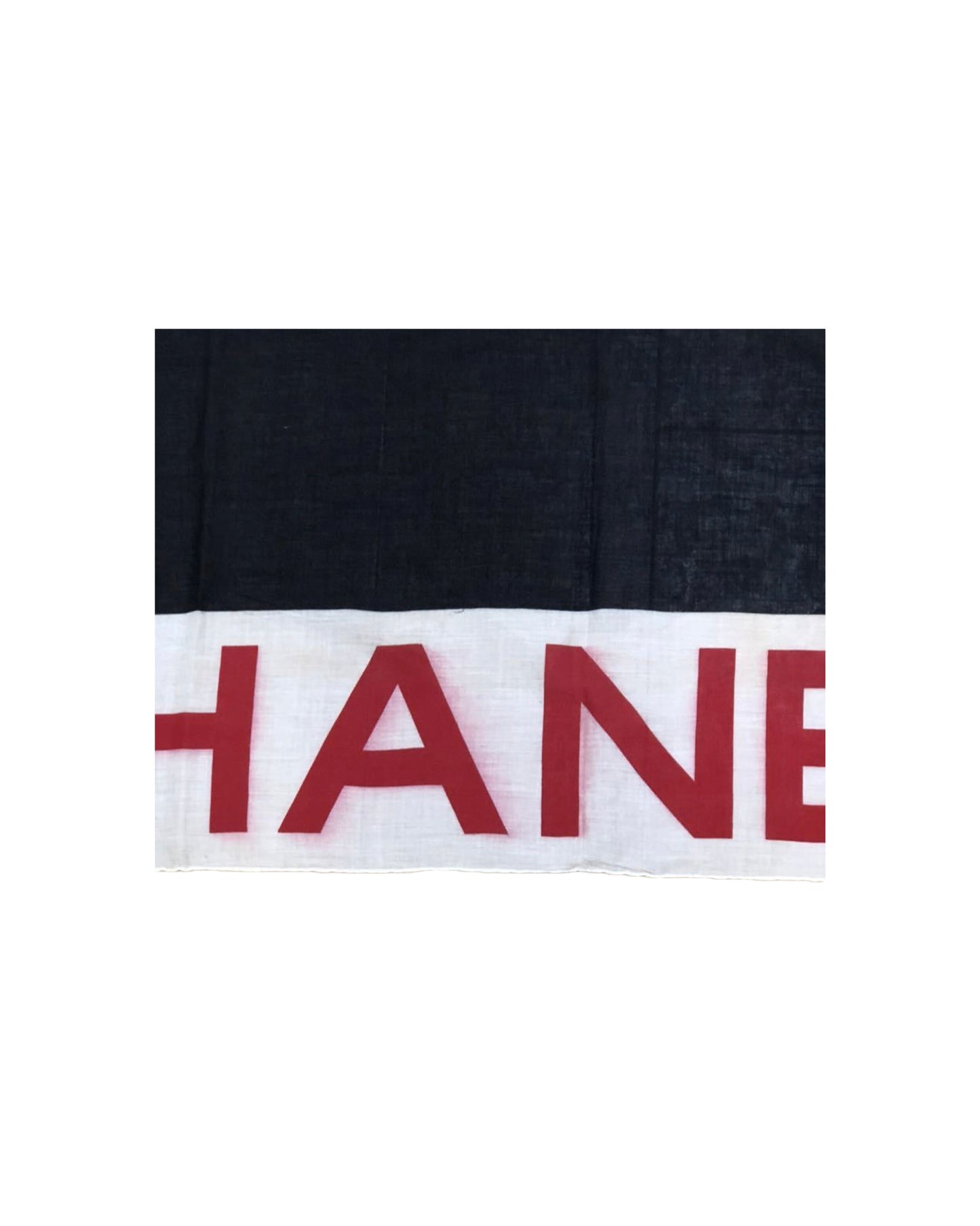 Chanel Multicolor Logo Cotton Scarf