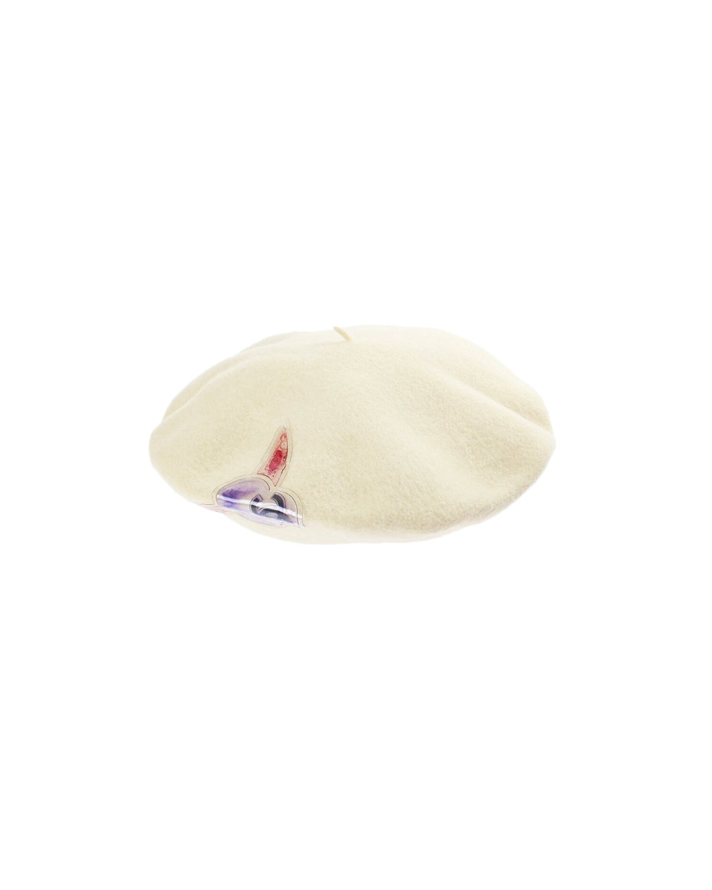 Chanel 2000s Rare Cream Wool Beret