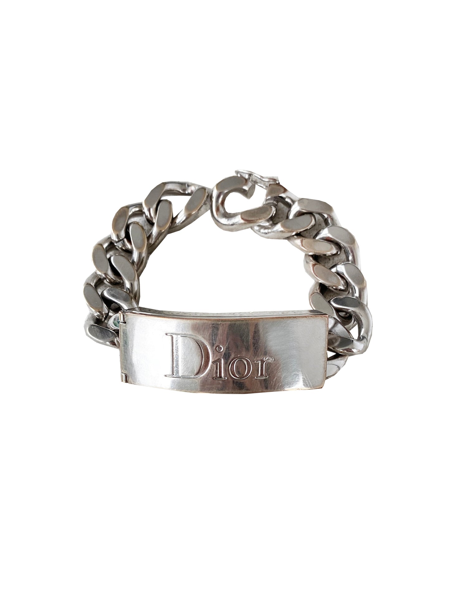 Christian Dior 2000s Chunky ID Bracelet