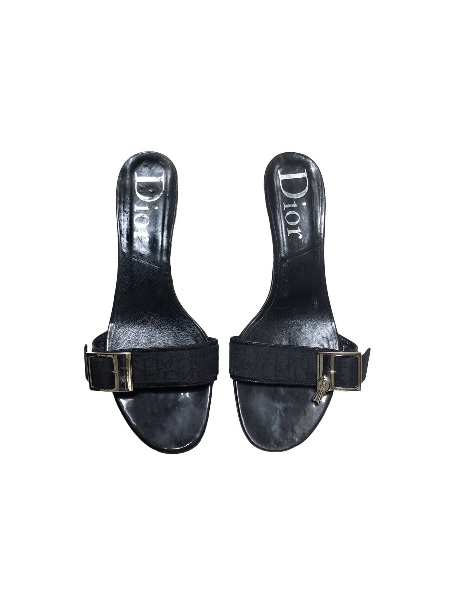 Christian Dior 2000s Black Key Sandals