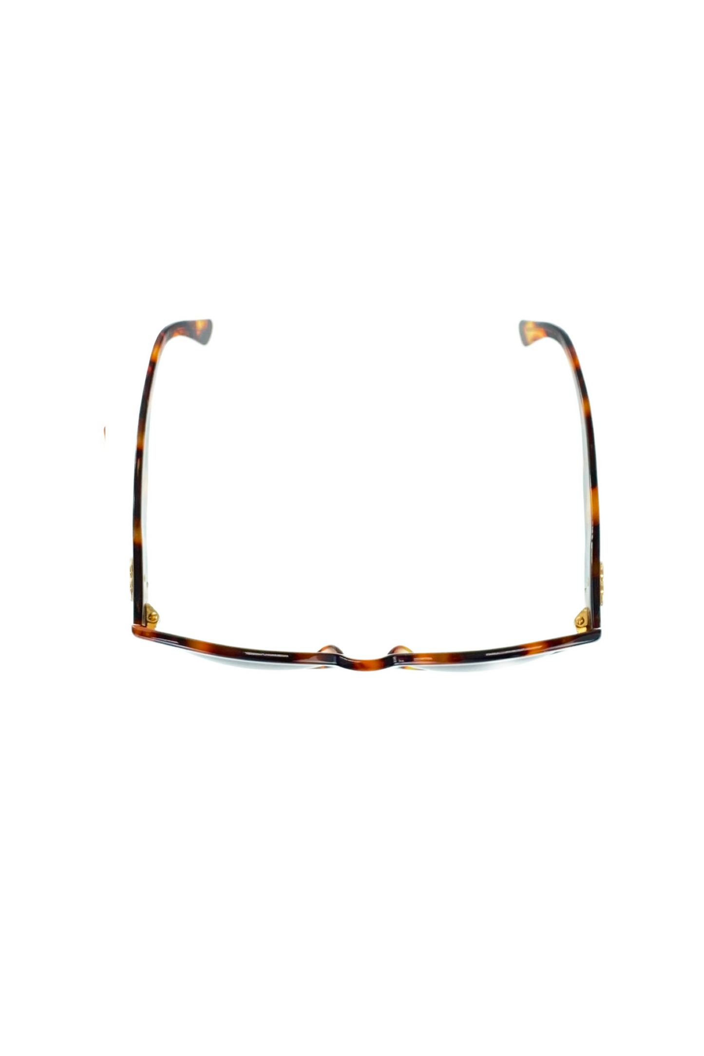 Chanel 2000s Rare Tortoise Rounded Medium Sunglasses