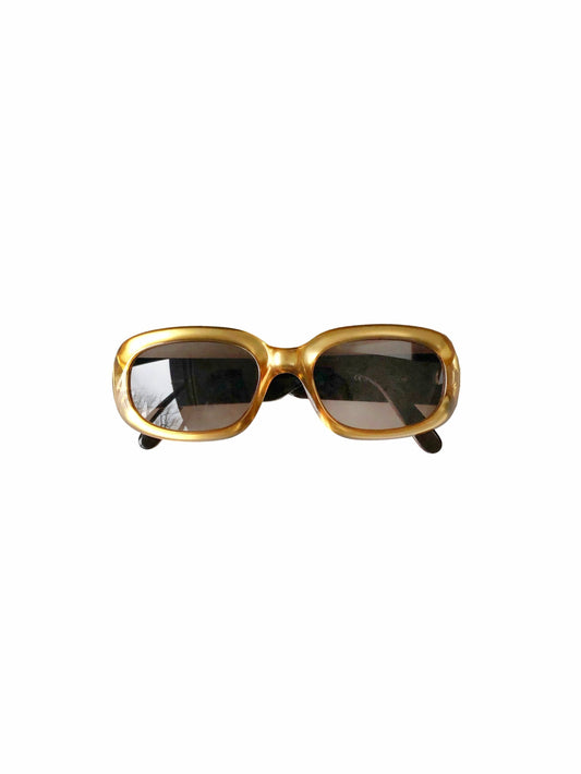 Christian Dior 2000s Tortoise Yellow Sunglasses