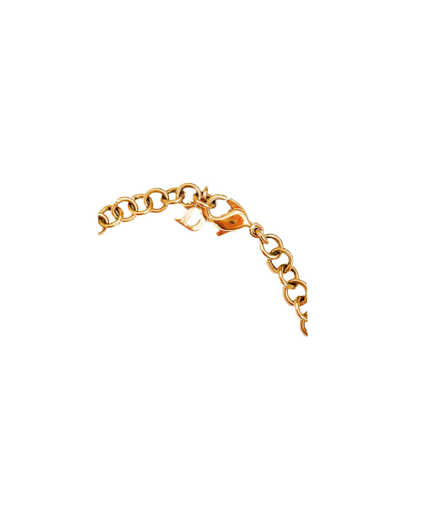 Christian Dior 2000s Gold Multi-Charm Bracelet