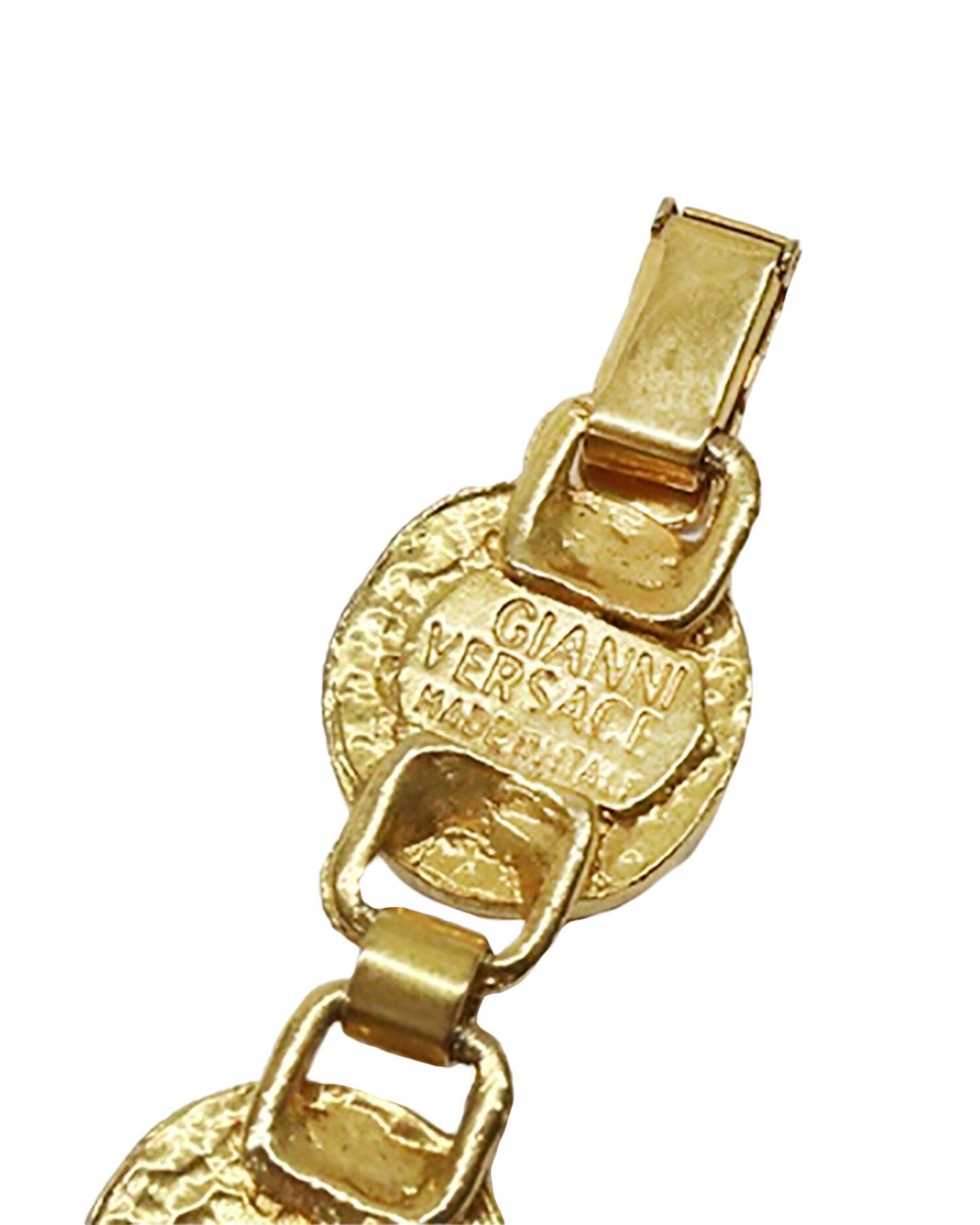 Versace 2000s Gold Medallion Bracelet