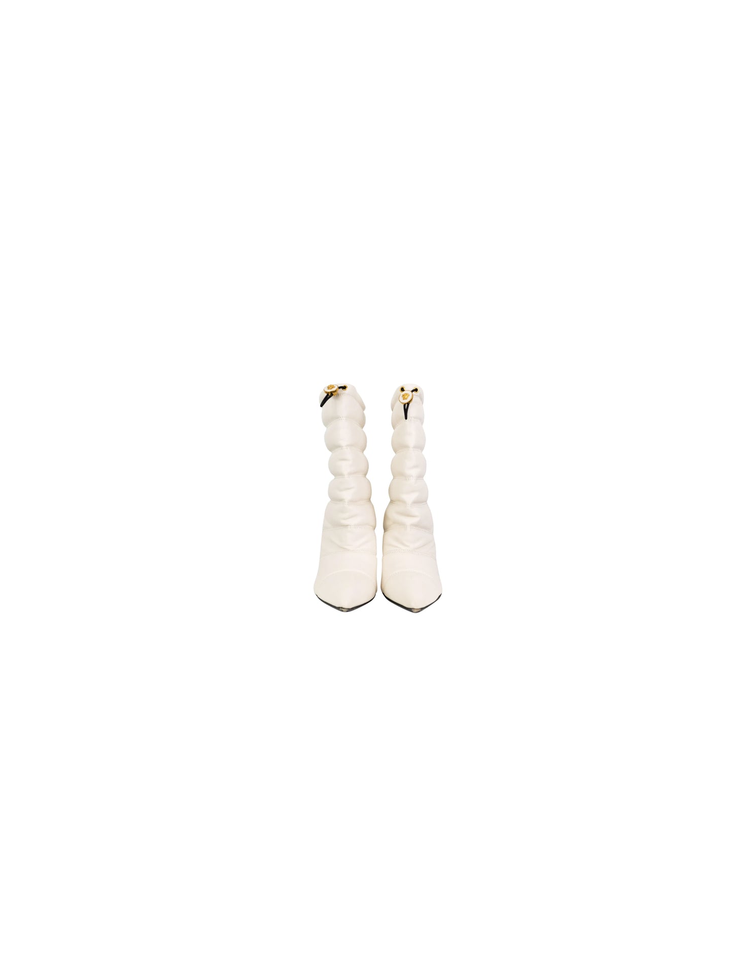 Versace 2010s Medusa Duvet Boots