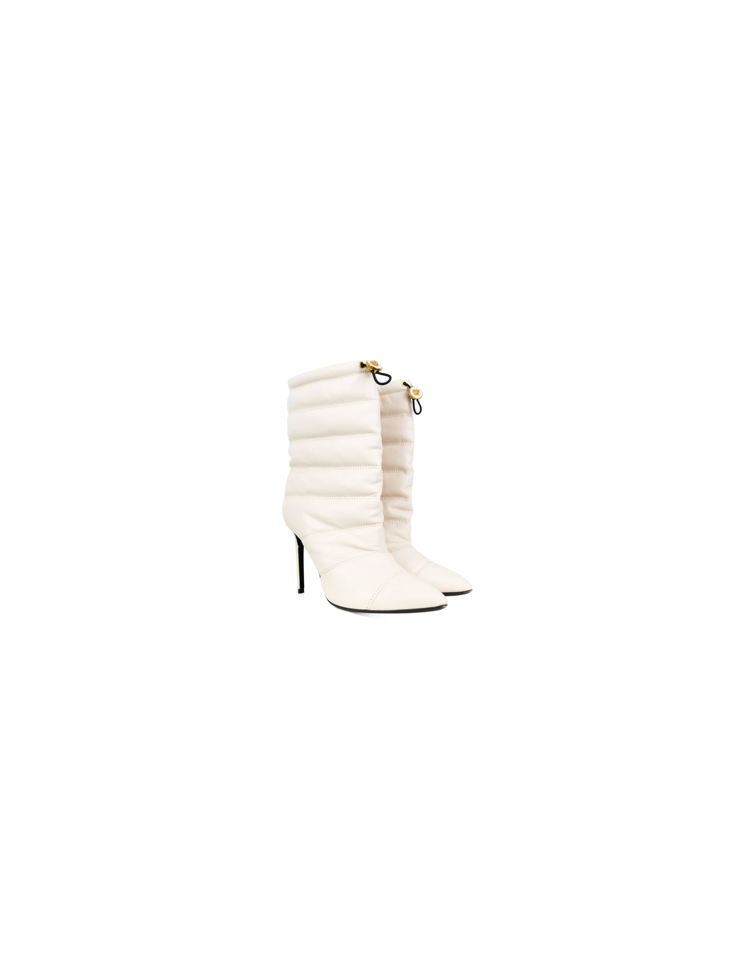 Versace 2010s Medusa Duvet Boots
