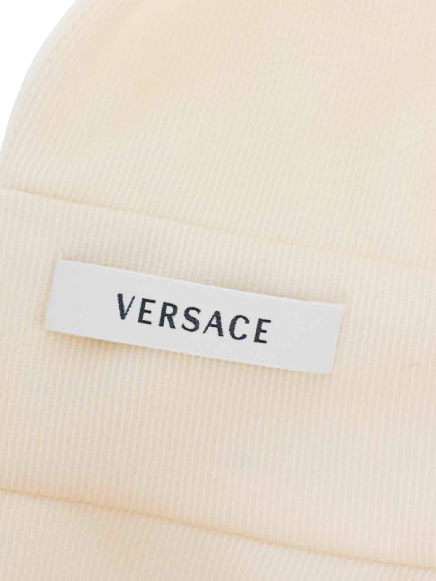 Versace 2010s Asymetrical Cream Mini Dress