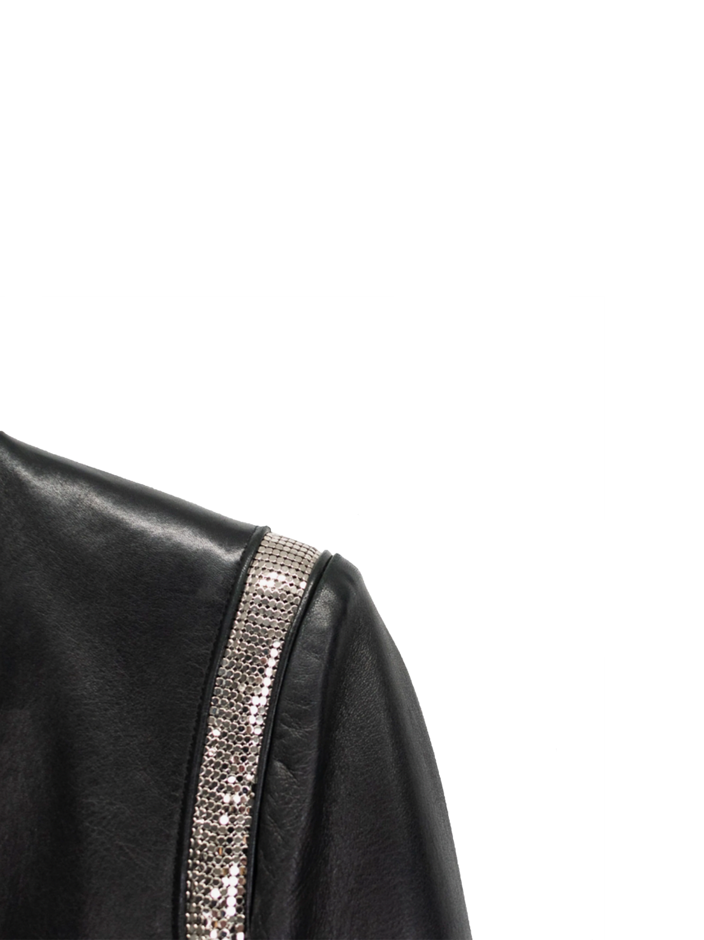 Gianni Versace 2000s Vintage Leather Jacket with Medusa Buckles