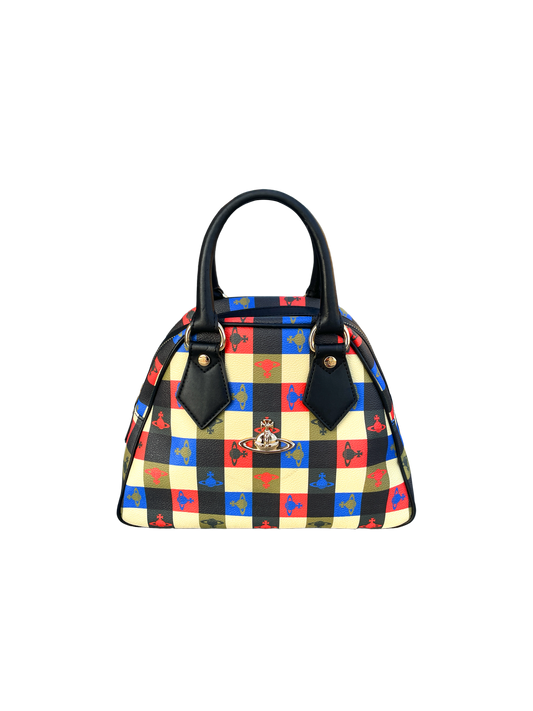 Vivienne Westwood 2000s Plaid Orb Bag