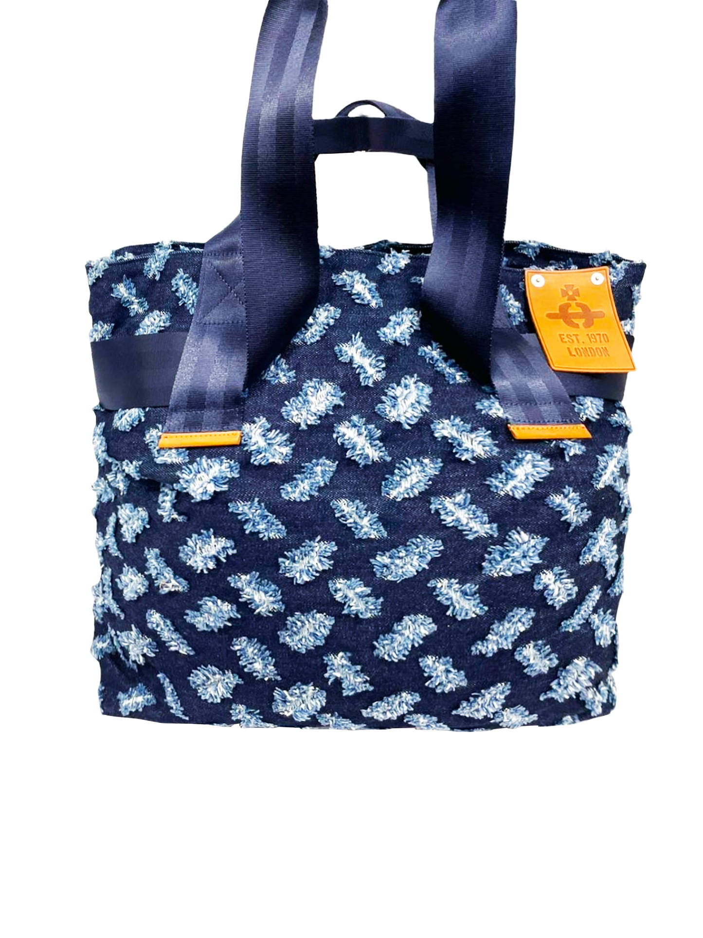 Vivienne Westwood 2000s Denim Cut and Slash Tote Bag
