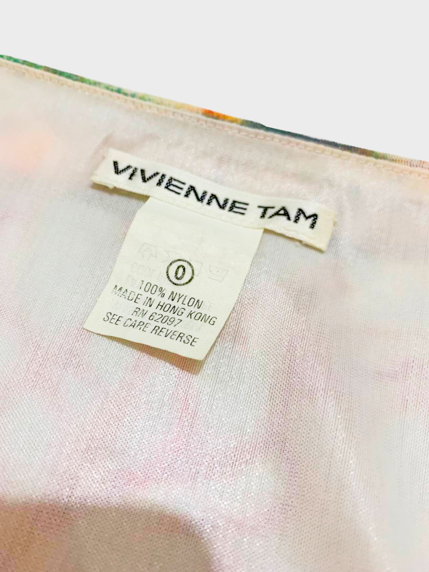 Vivienne Tam 1990s Floral Print Skirt