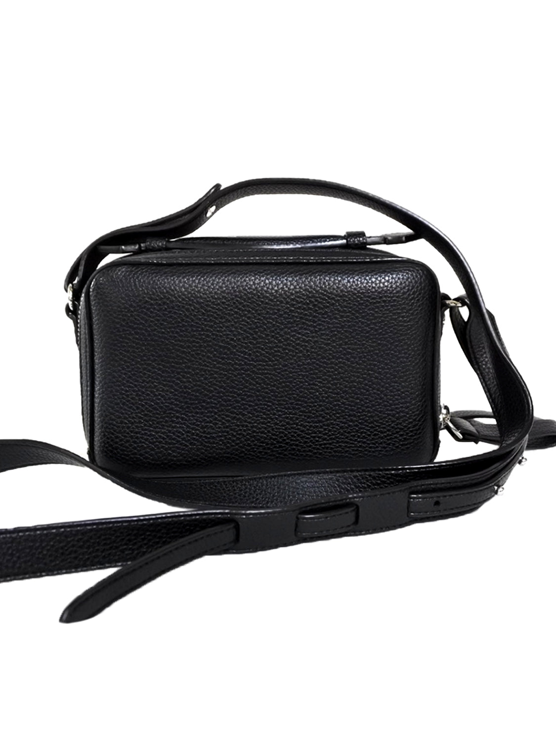 Vivienne Westwood 2010s Black Vegan Leather Mini Shoulder Bag