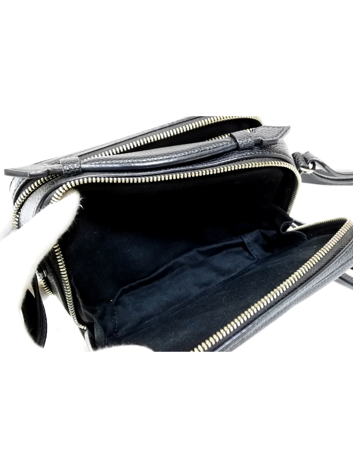 Vivienne Westwood 2010s Black Vegan Leather Mini Shoulder Bag
