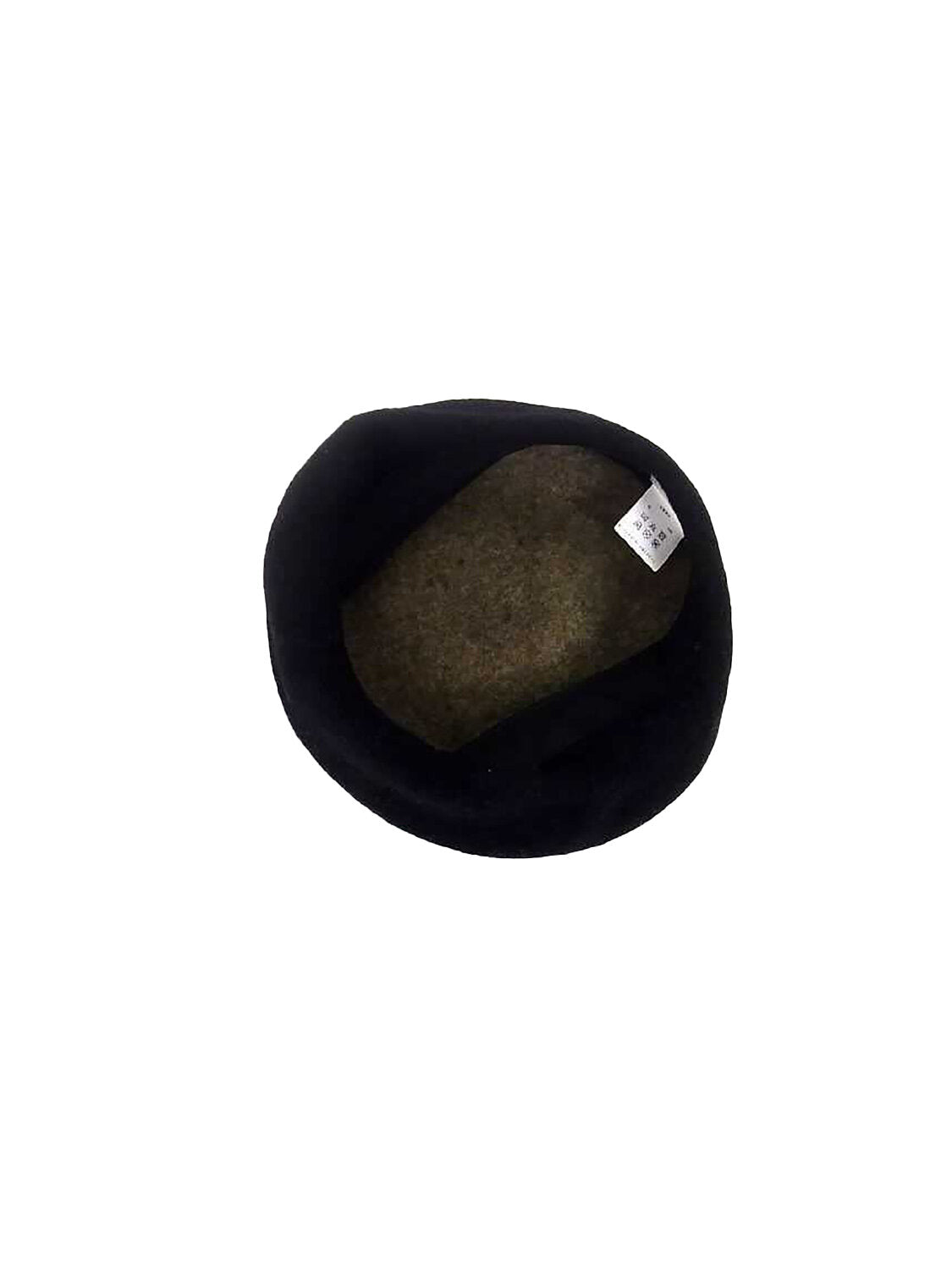 Vivienne Westwood 2000s Beige Orb Black Beret