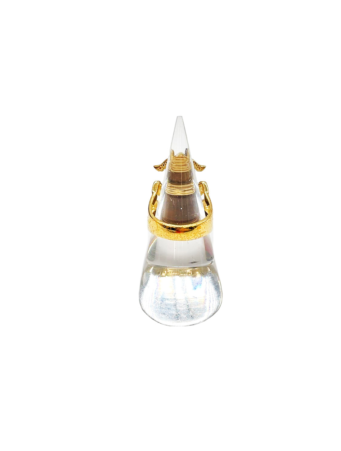 Vivienne Westwood 2015 Amber and Gold Salome Ring