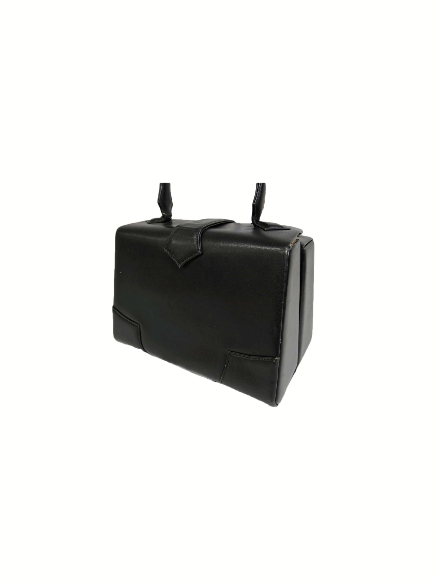Vivienne Westwood 2000s Leather Small Black Bag