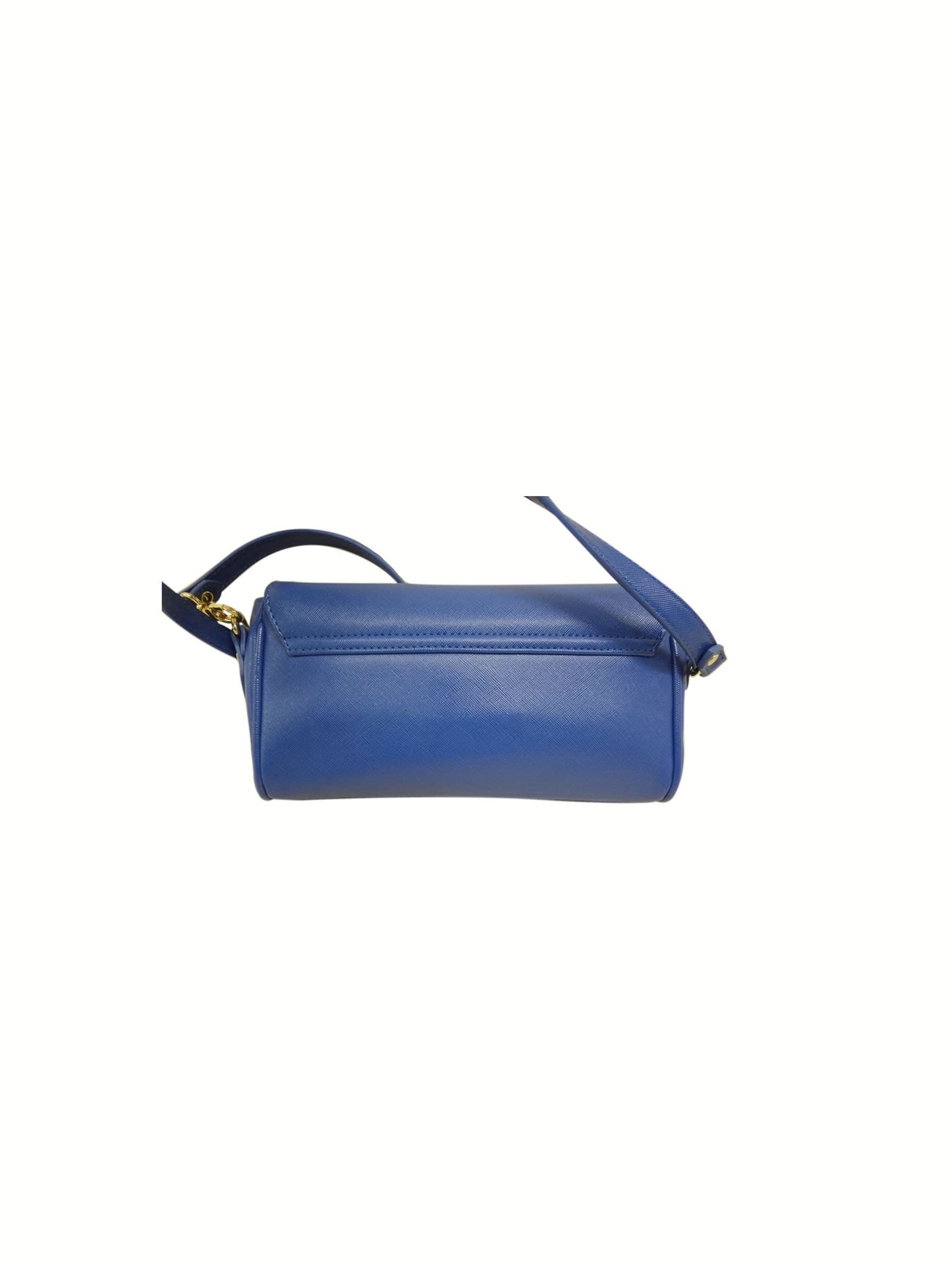 Vivienne Westwood 2000s Blue Leather Shoulder Bag