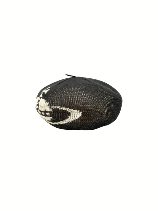Vivienne Westwood 2000s Knit Black Beret