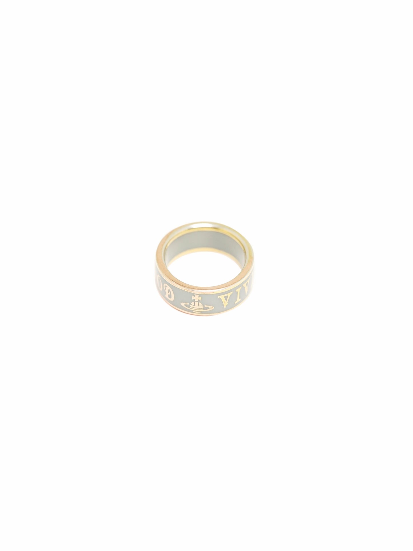 Vivienne Westwood 2000s Gold and Gray Ring