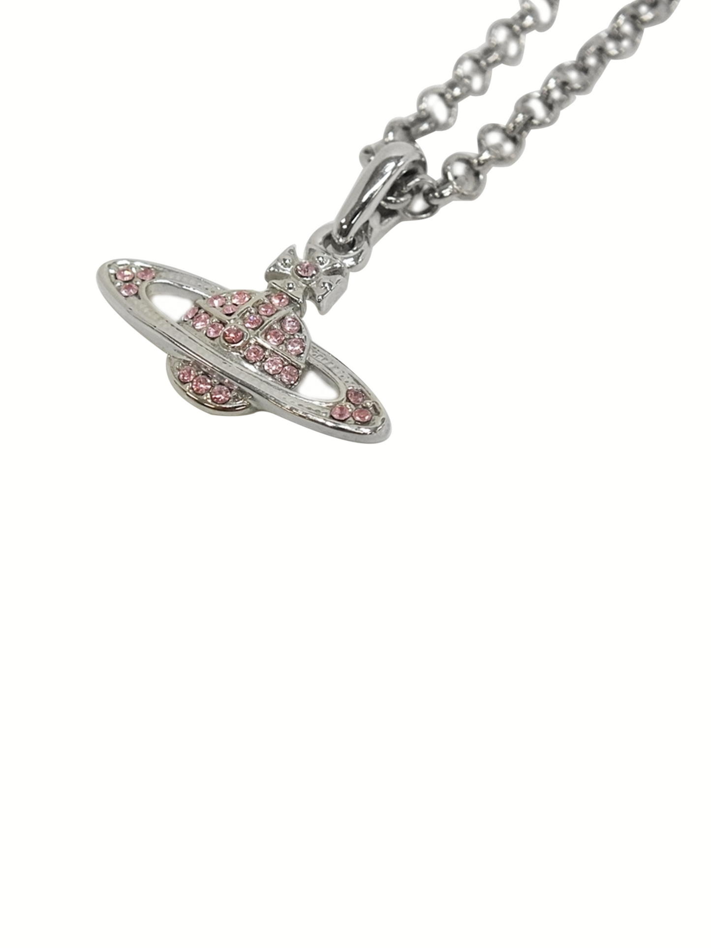Vivienne Westwood 2000s Pink Rhinestone Necklace