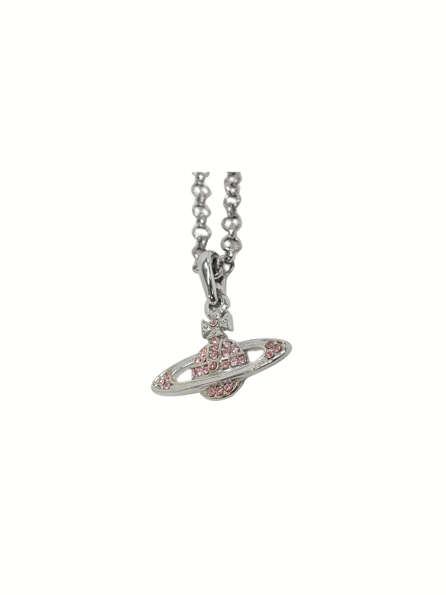 Vivienne Westwood 2000s Pink Rhinestone Necklace