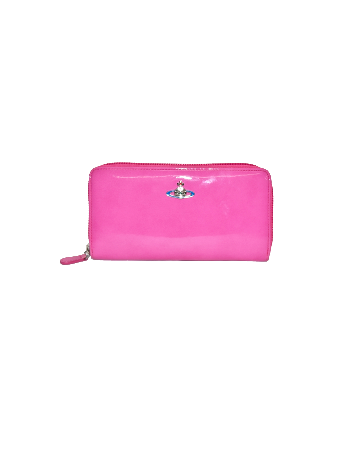 Vivienne Westwood Pink Vinyl Leather Wallet