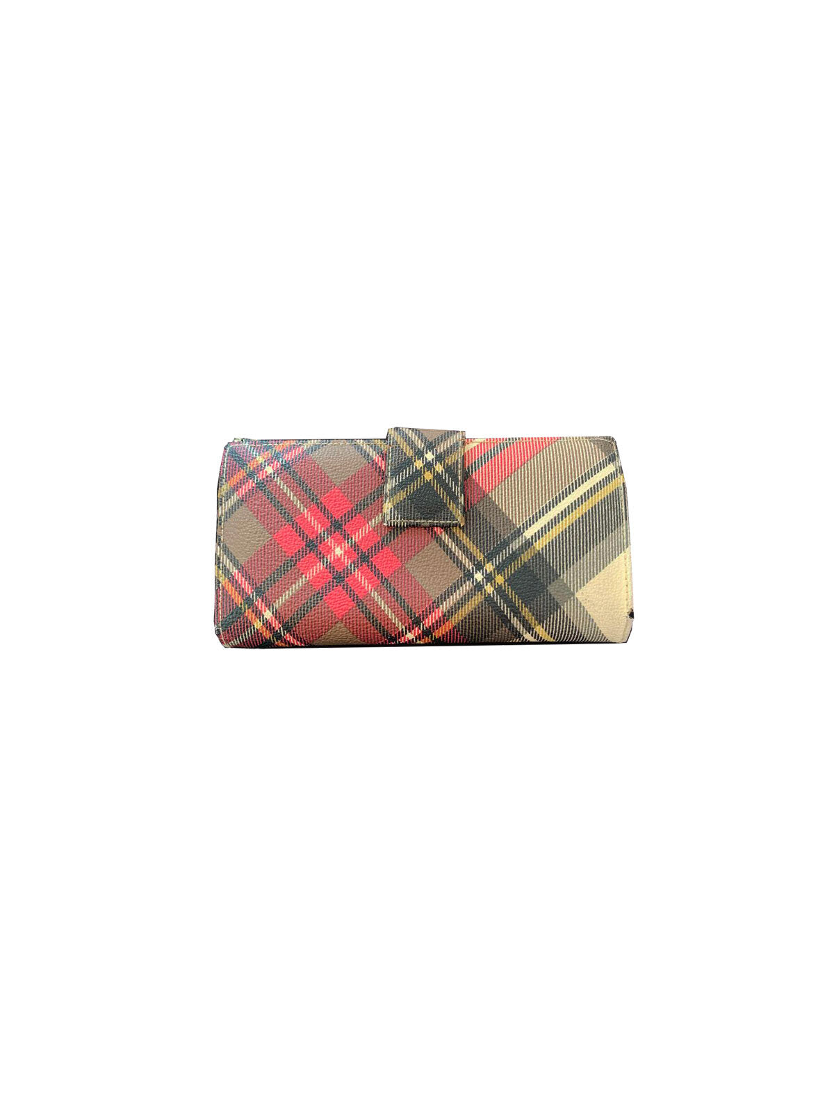 Vivienne Westwood 2000s Leather Plaid Wallet