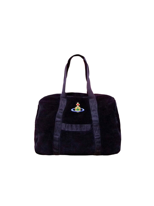 Vivienne Westwood 2000s Navy Large Terry Handbag