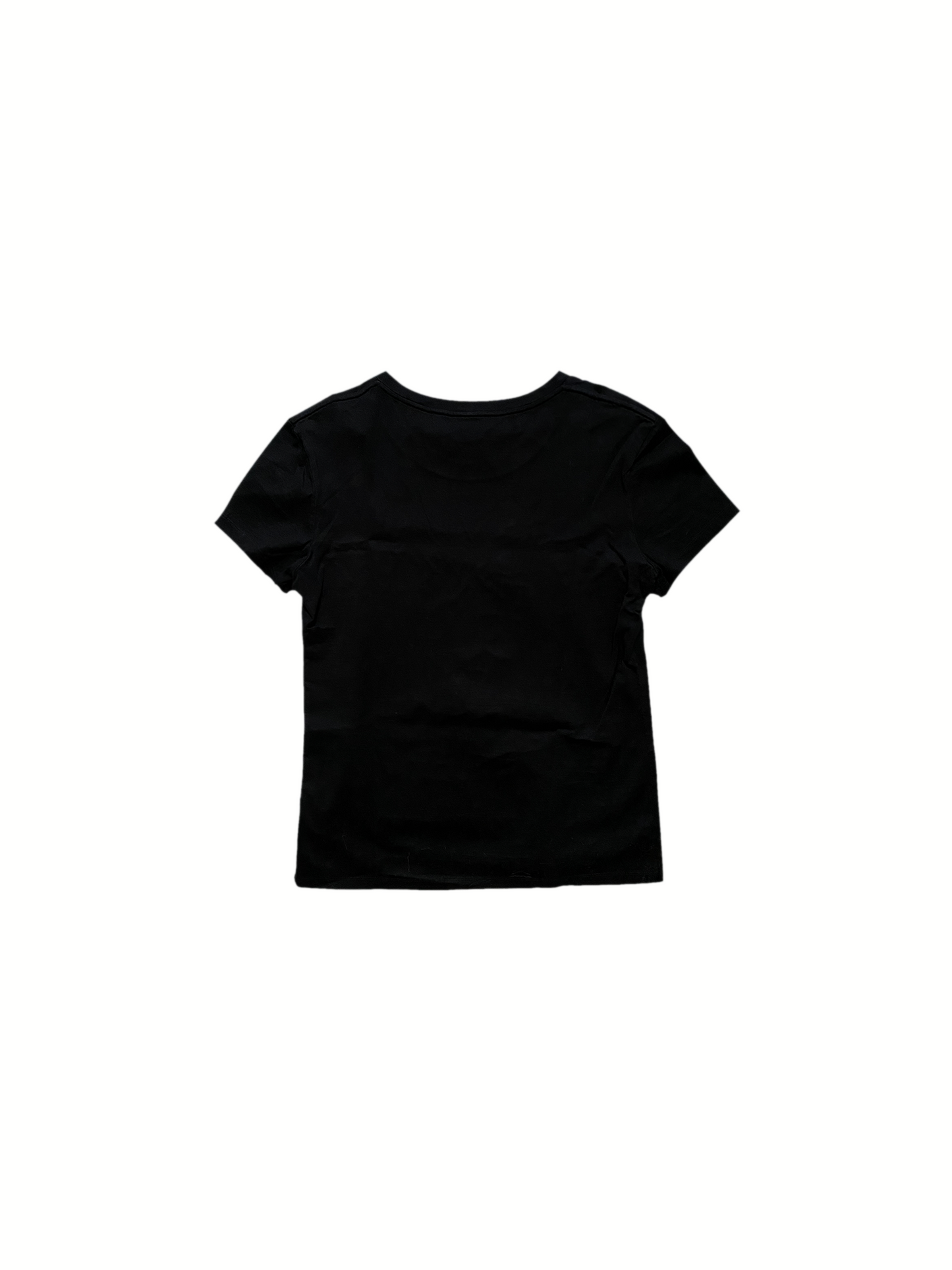 Yves Saint Laurent 1990s Black Graphic Tee