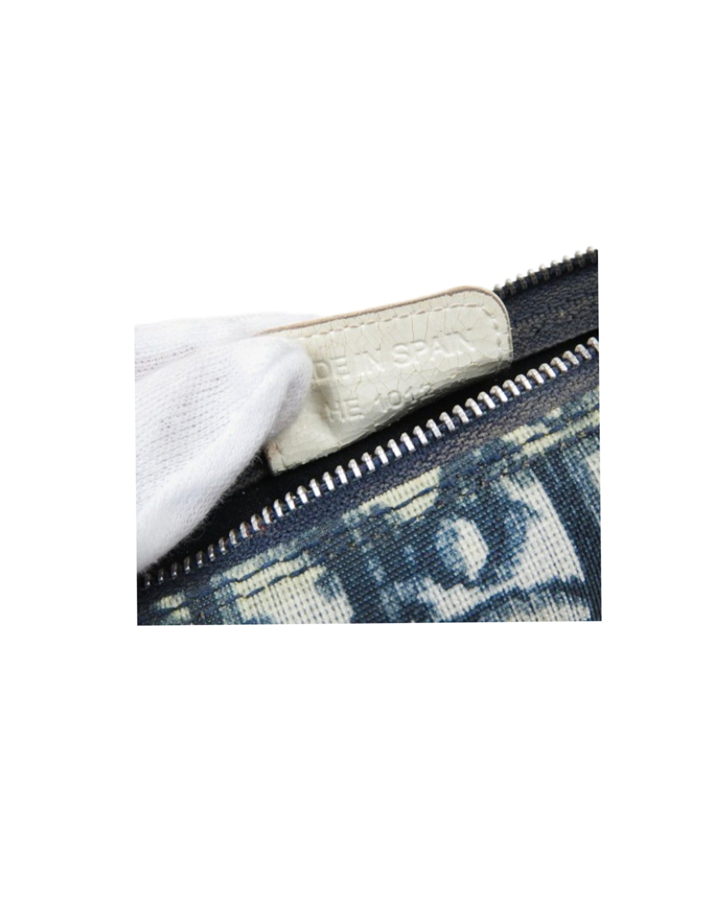 Christian Dior 2000s Blue Trotter Monogram Case